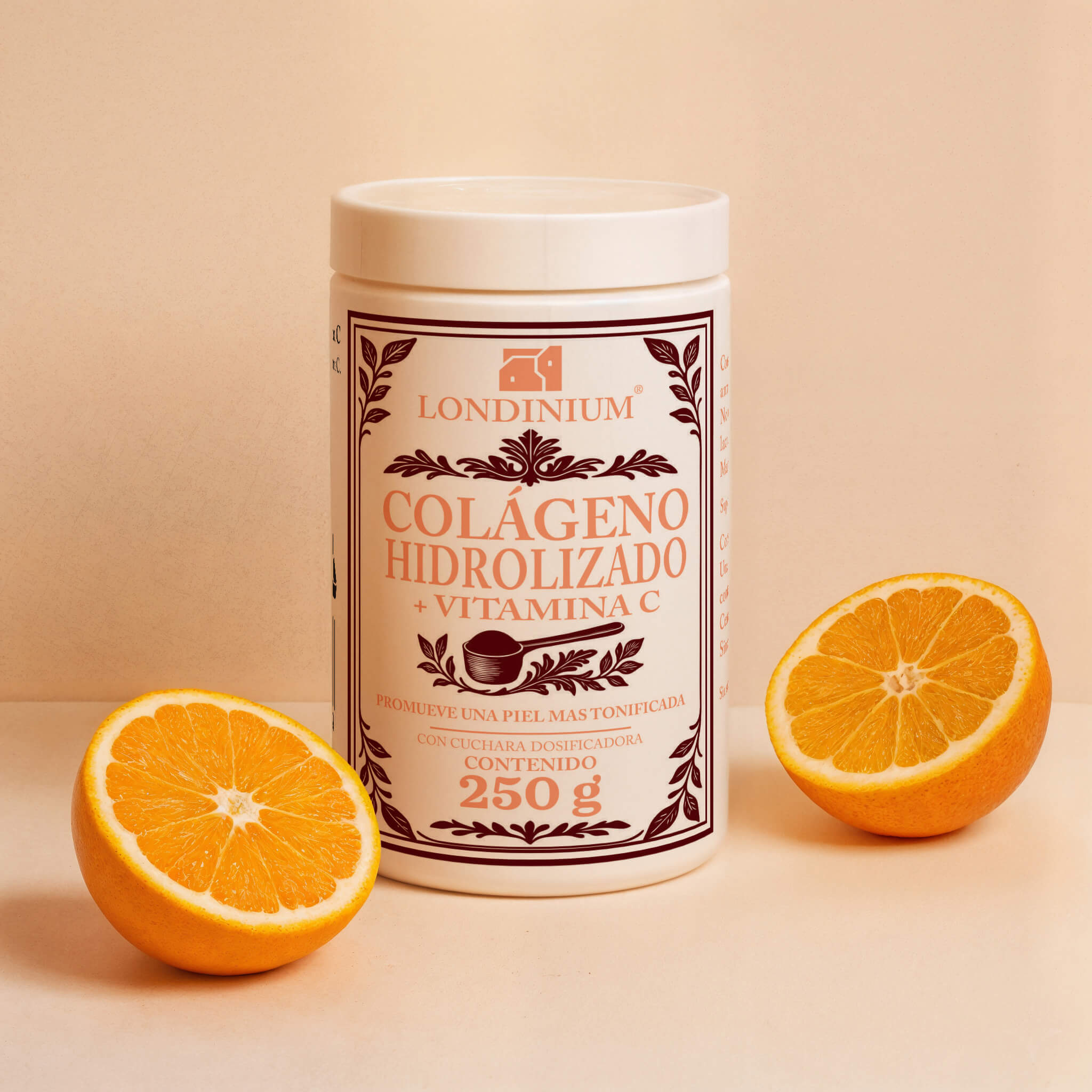 Foto de frasco de Londinium Colágeno con Vitamina C